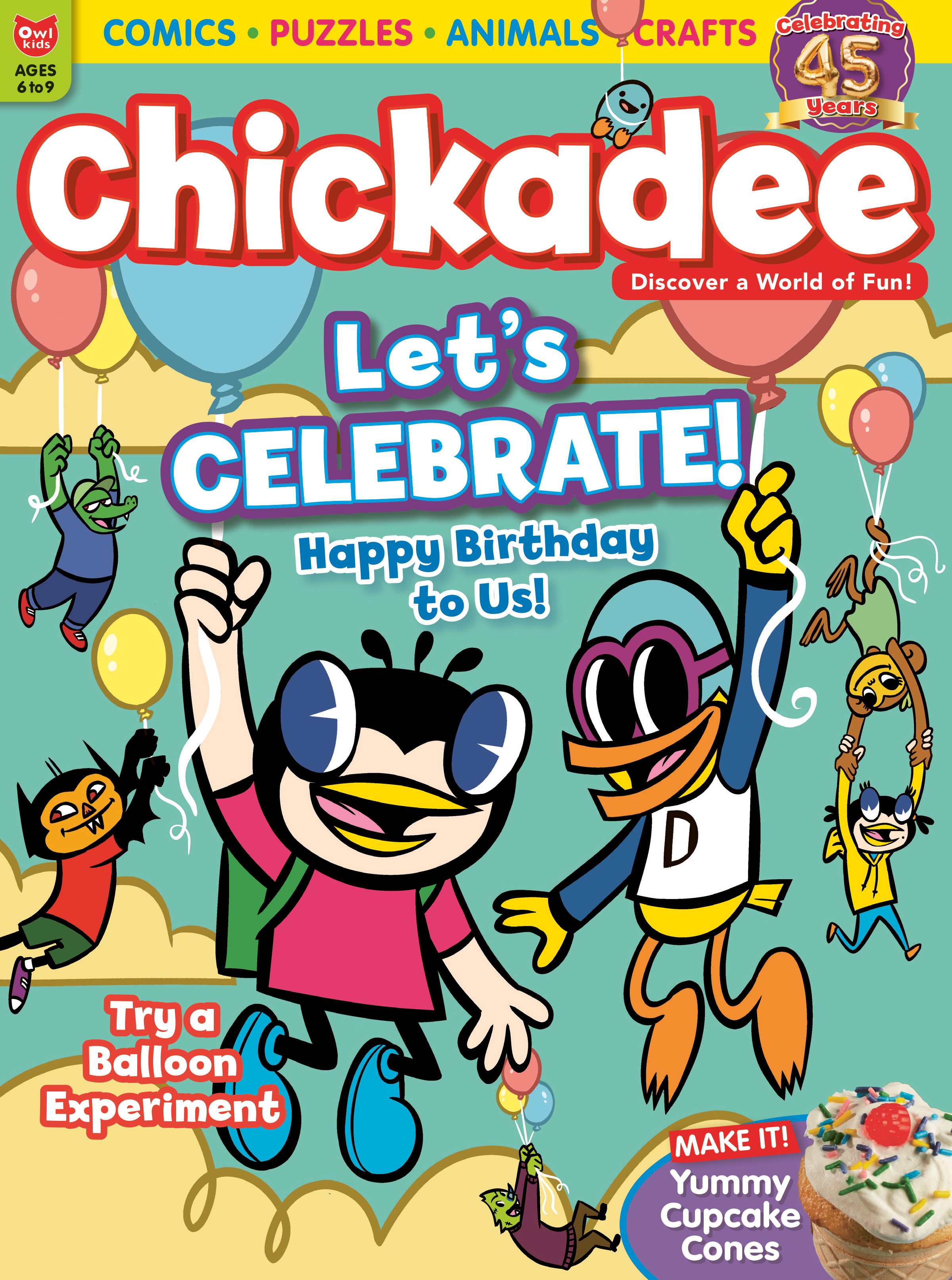 Chickadee Magazine designed for kids ages 6 to 9 | Owlkids